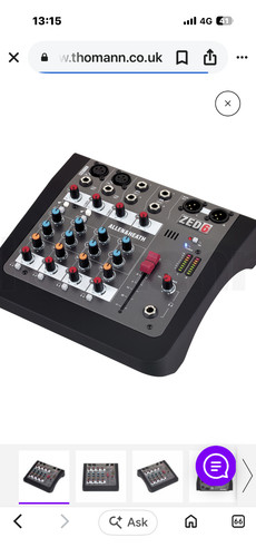 Allen heath zed 6 - allen, analogue