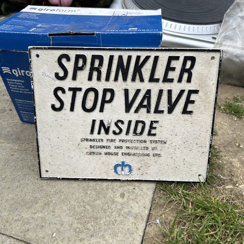 Vintage sprinkler stop valve - sprinkler,