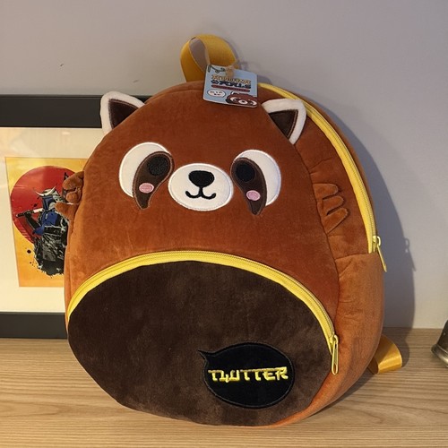 Plush red panda backpack - plush,
