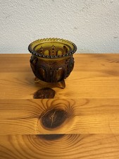 Vintage Amber Glass Gypsy Pot