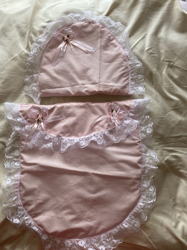 Handmade pink pram set k - pink,