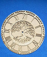 Wooden MDF Tree of Life  Clock