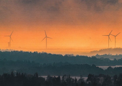 Windmill wind farm save - windmill, nature