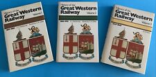 History of the Great Western Railway Set Volumes 1,2 & 3 MacDermot Clinker Nock