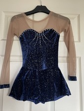 Rhythmic Gymnastics Ages 6-7yrs Girls Rhythmic Gymnastics Blue sequins 