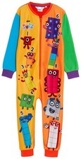 Numberblocks All In One For Kids Girls Boys Pyjamas Kids Fleece Pjs Warm Zipped