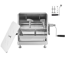 Manual Meat Mixer Tilt Tank Mixing Max 30LB for Meat Sausage Mixer