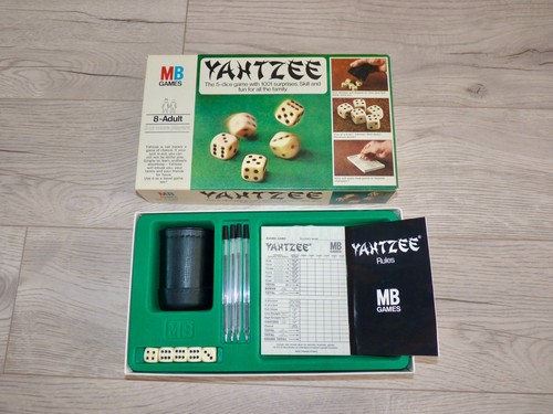 Vintage board game yahtzee - vintage,