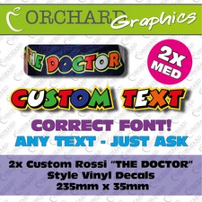 2x Custom Vinyl Decal Stickers