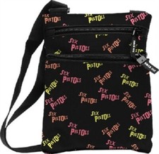 SEX PISTOLS - OFFICIAL CLASSIC REPEAT LOGO BODY BAG / WASH BAG
