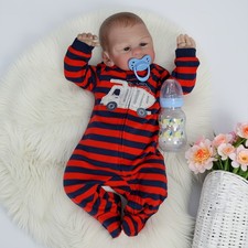 Handmade Cute Reborn Baby Dolls Vinyl Silicone Realistic Newborn Boy Doll Gift