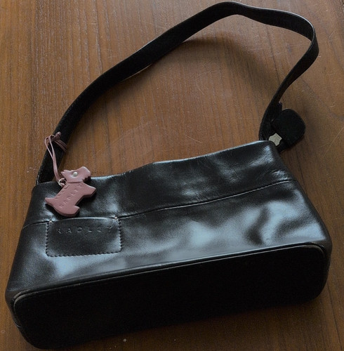 Radley black leather - leather, small