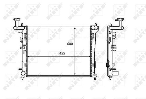 Nrf radiator for hyundai i30 - radiator,