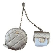 Chanel Metallic Gold Leather