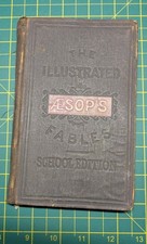 The Illustrated Aesops Fables Schools Edition Hardback Book 1875