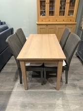 Neptune Table  70 cm x 125 cm and Neptune Chairs x 4