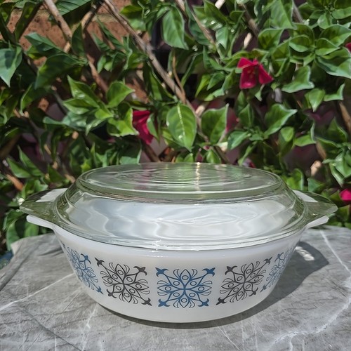 Vintage pyrex jaj chelsea blue - jaj,