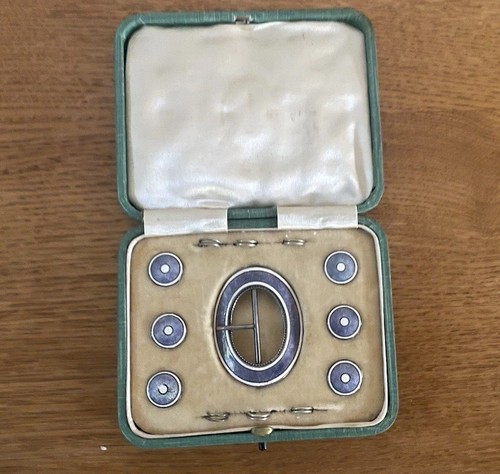 Antique sterling silver buckle - antique,