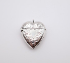 Antique Sterling Silver Heart