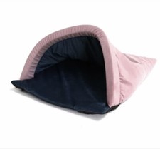 HiK9 English Rose Velvet & Midnight Blue Velvet Luxury Snuggle Tunnel  Small