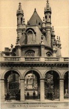 Old postcard Paris 4th Rue de