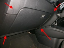 Audi A1 S1 BLACK EDITION S LINE GLOVEBOX COMPLETE  GENUINE ORIGINAL 51K MILES