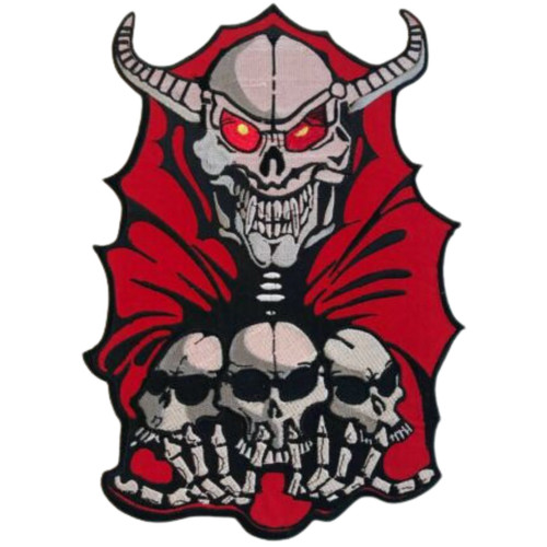 Devil skull large - devil, jacket