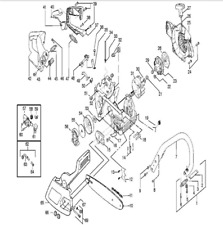 McCulloch MAC 338 Chainsaw Parts (used)