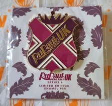 New! Official Rupaul's Drag Race UK 6 Ru Peter RuPeter Enamel Pin Badge