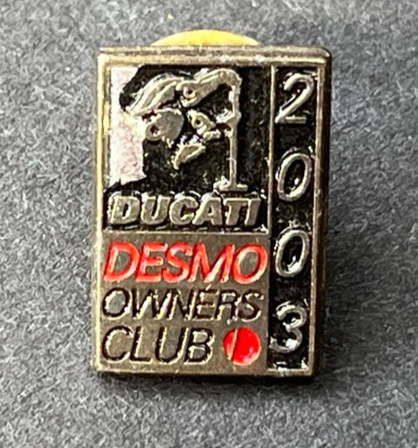 Motorcycle pin badge ducati - badge,