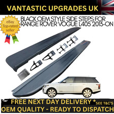 NEW BLACK OEM STYLE SIDE STEPS