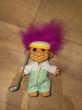 Vintage Russ Troll Doll Golfer