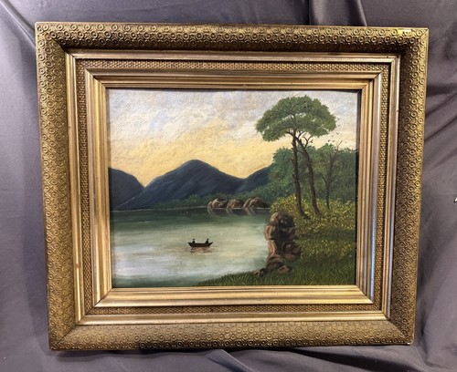 Antique victorian gold wood - victorian,