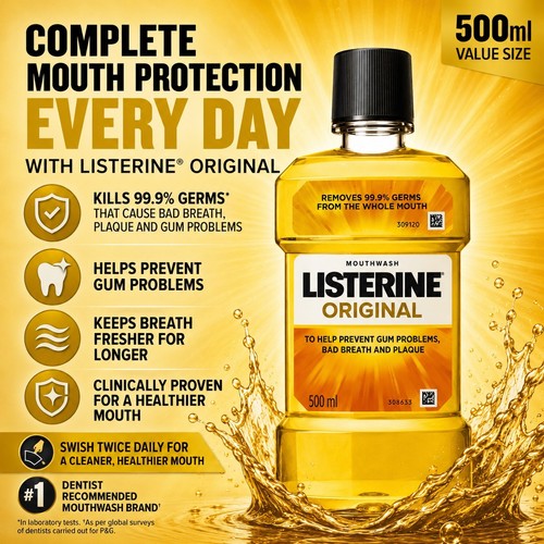 Bottles 500ml listerine - bottles,