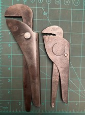 Two Vintage  Adjustable Wrenches, 1 is "Footprint"  Style Unbranded + German TWE