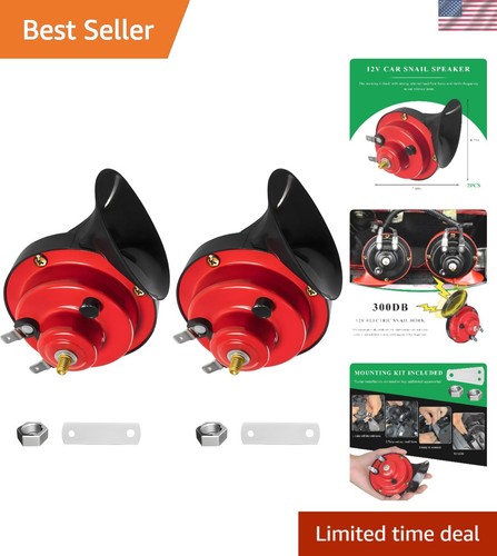 Electrifying 2pcs snail horn - 2pcs,