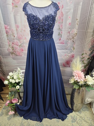 Tiffanys illusion prom navy - tiffanys,