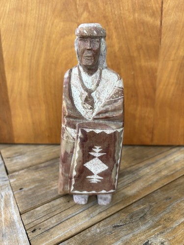Native american signed carved - native,