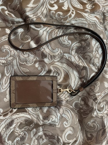 Coach lanyard card - card, holder