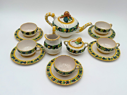 Vintage hand painted italian - hand-painted,