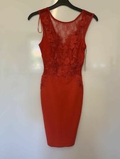 Lipsy Michelle Keegan Red Lace