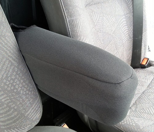 Armrest cover black premium - armrest,