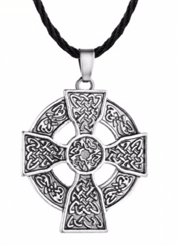Celtic cross necklace pendant - celtic,
