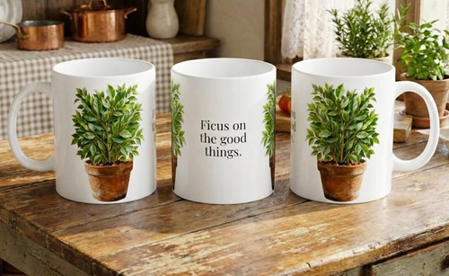 Ficus benjamina mug weeping - mug,