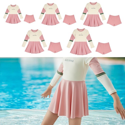 Girls swimsuit swim dress - swimsuit,
