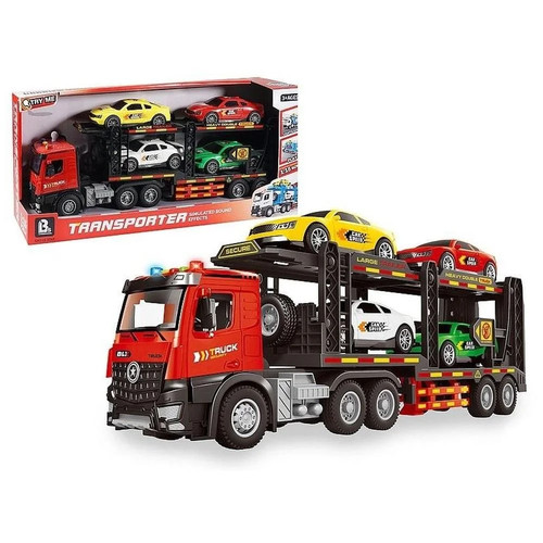 Tow truck with vehicles - tow,