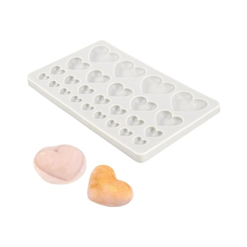 Heart shape fondant mould - shape,