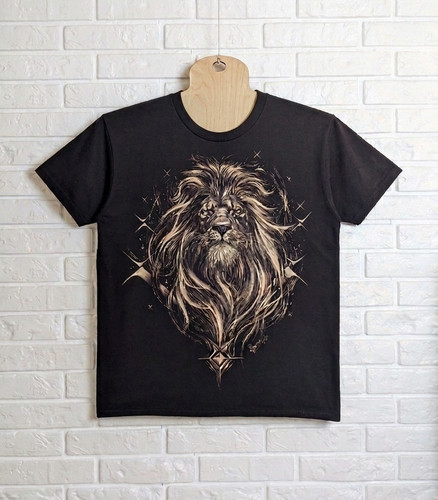 Hand painted lion king - lion, t-shirt