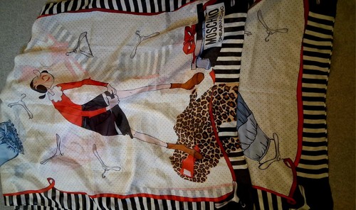 Moschino silk scarf made - silk, in