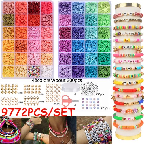10000 pcs clay beads bracelet - clay,